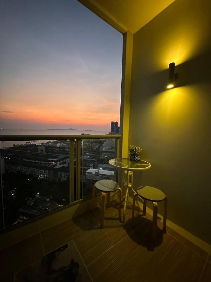 The Riviera Jomtien Studio Sea View High Floorアパートメント エクステリア 写真